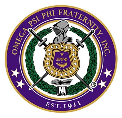 Omega Psi Phi Fraternity shield
